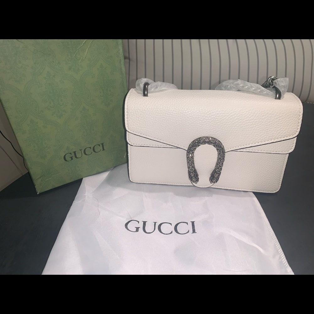 Gucci Dionysus White Leather